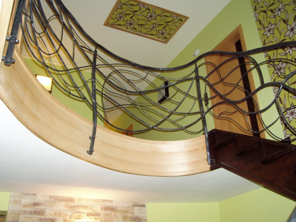 Decorative metal stairs
