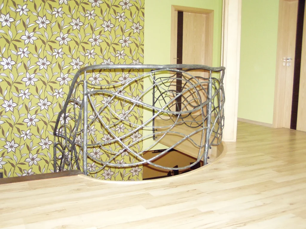 Decorative metal stairs