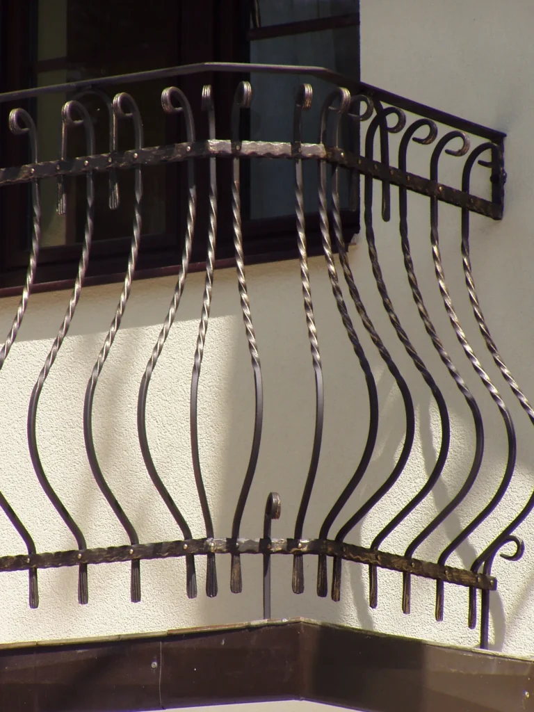 Decorative metal railings