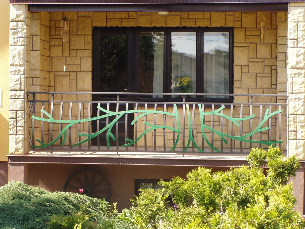Decorative metal railings
