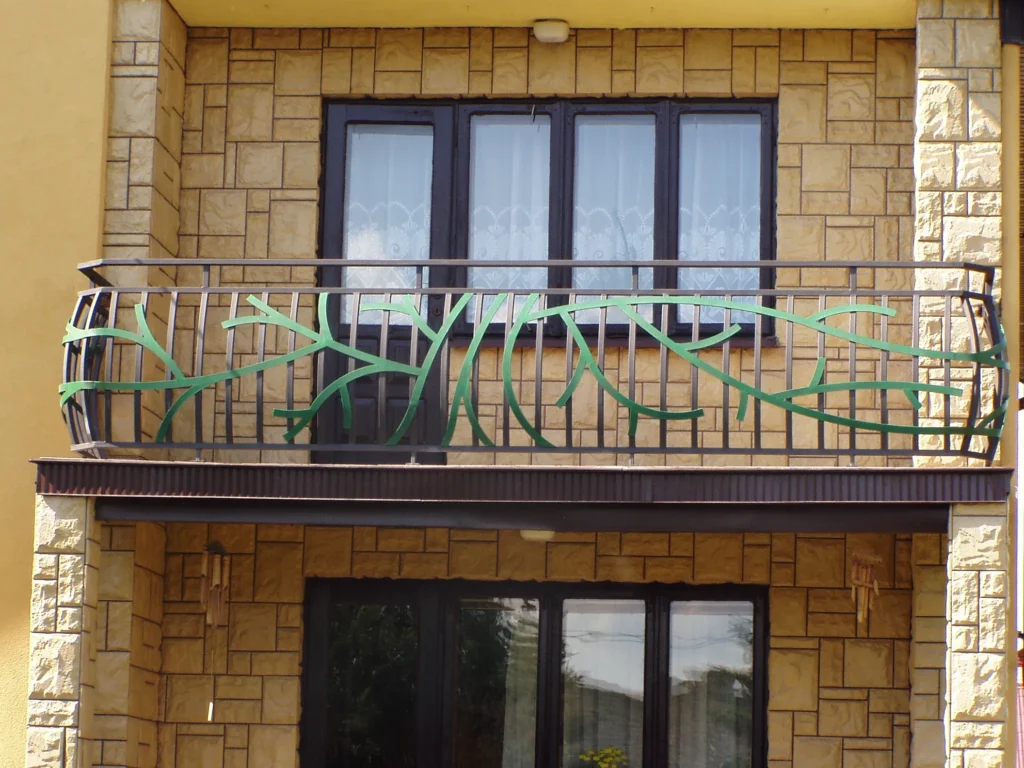 Decorative metal railings