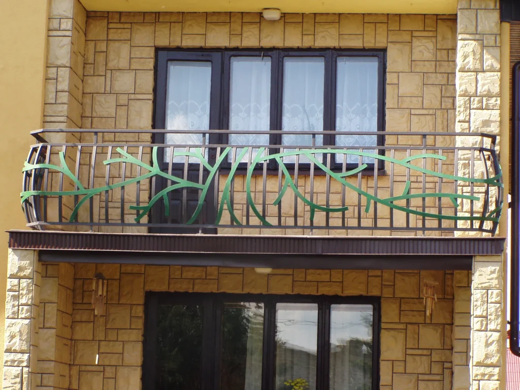 Decorative metal railings
