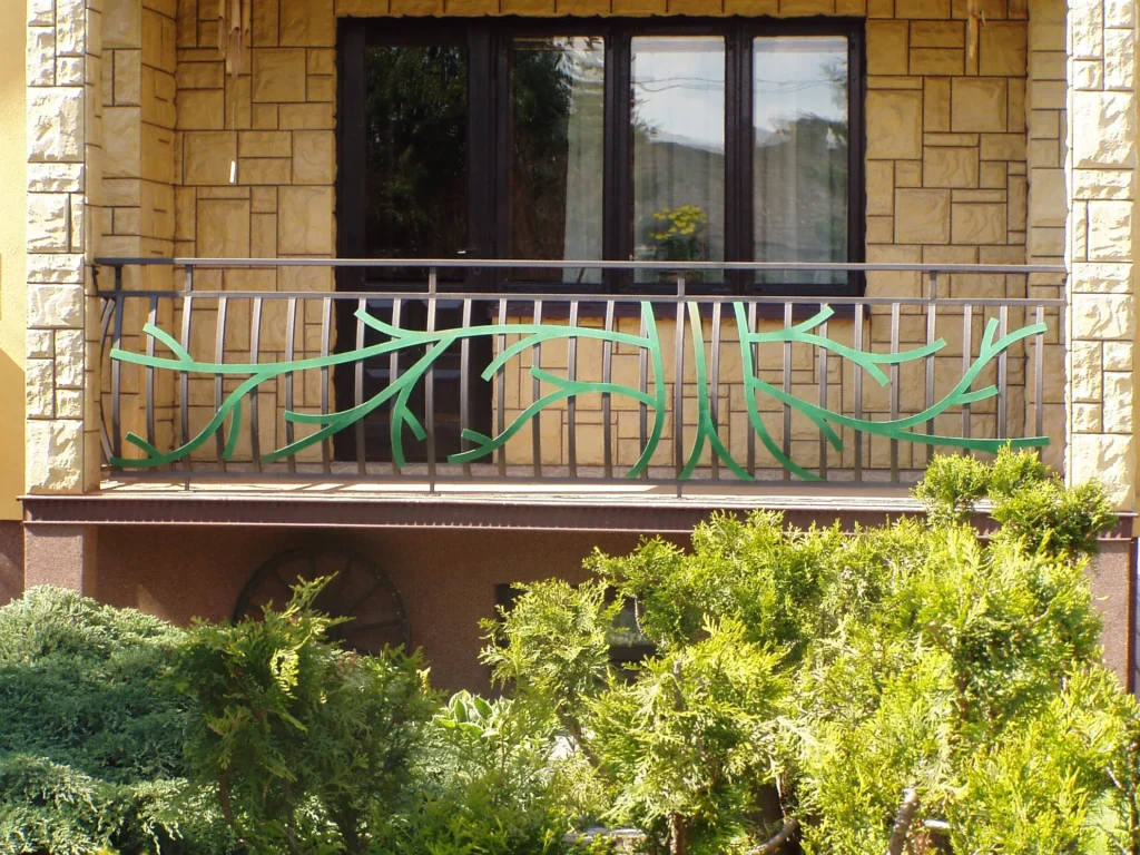 Decorative metal railings