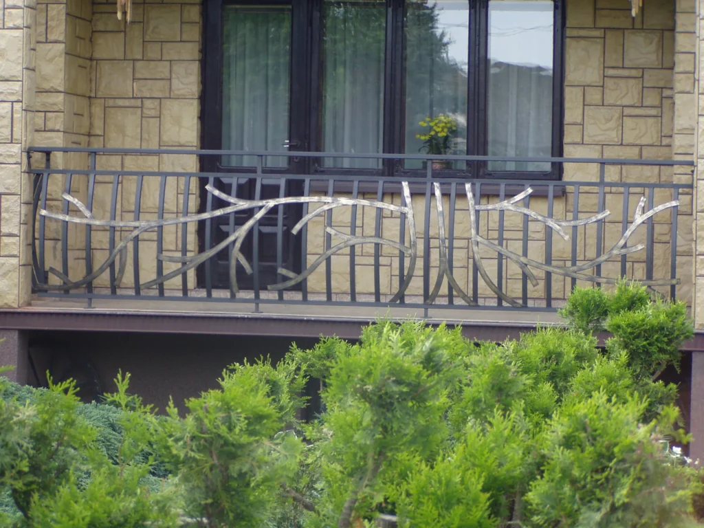 Decorative metal railings