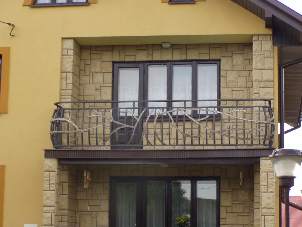 Decorative metal railings