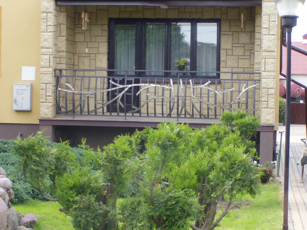 Decorative metal railings