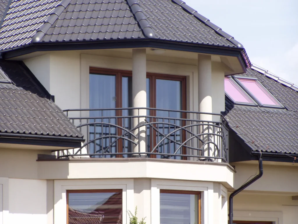 Decorative metal railings