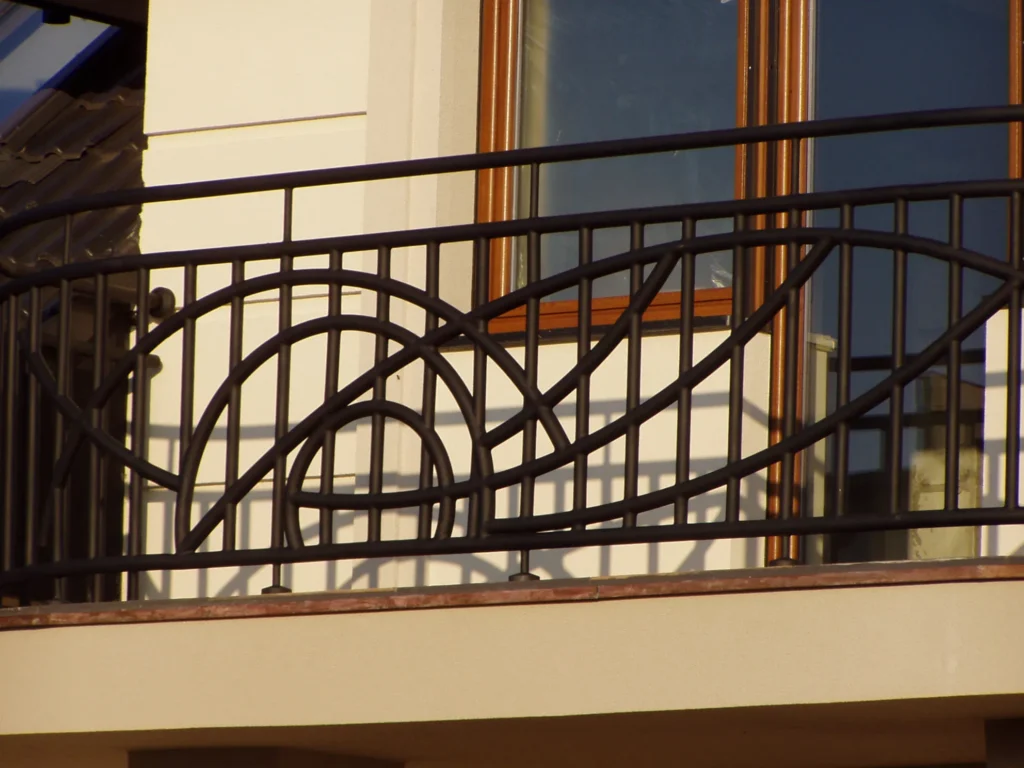 Decorative metal railings