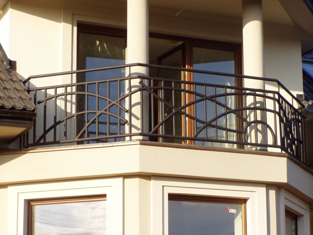 Decorative metal railings
