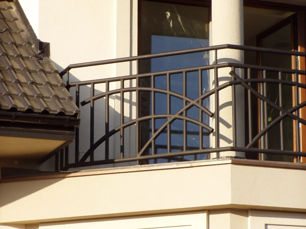 Decorative metal railings