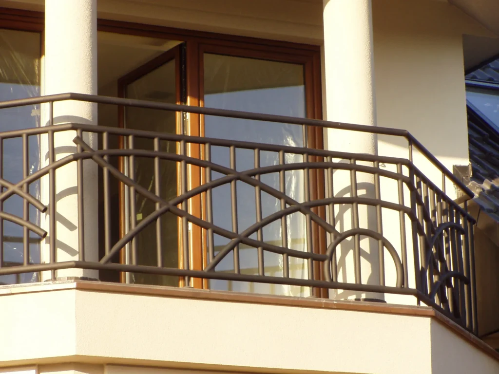 Decorative metal railings