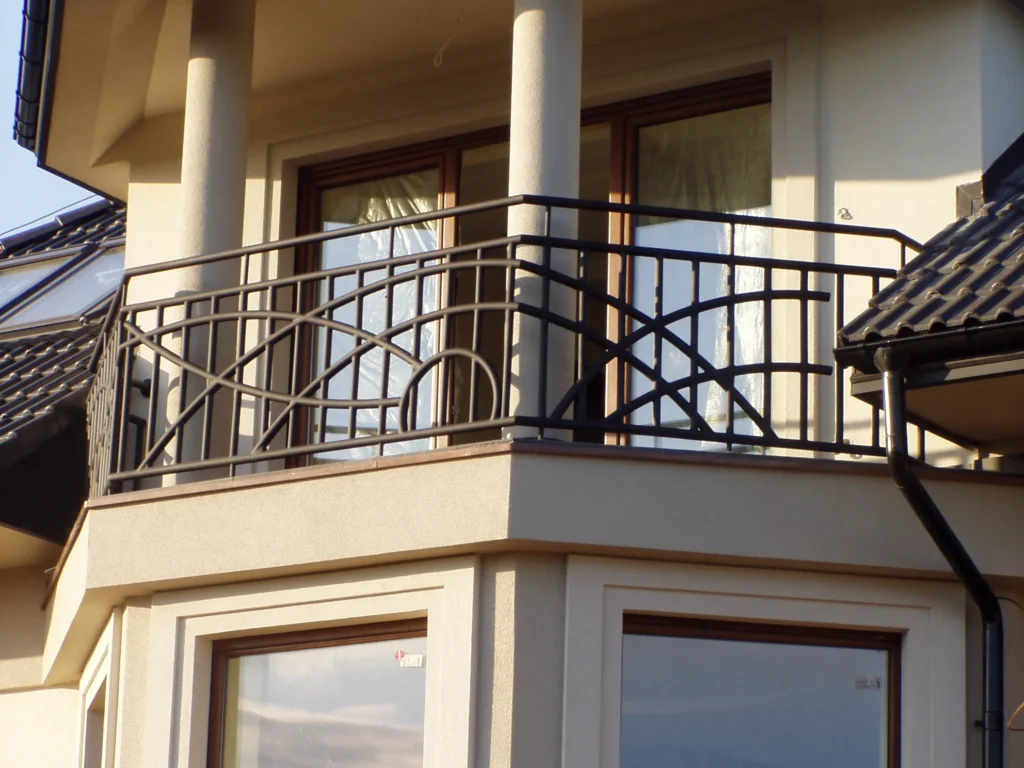 Decorative metal railings