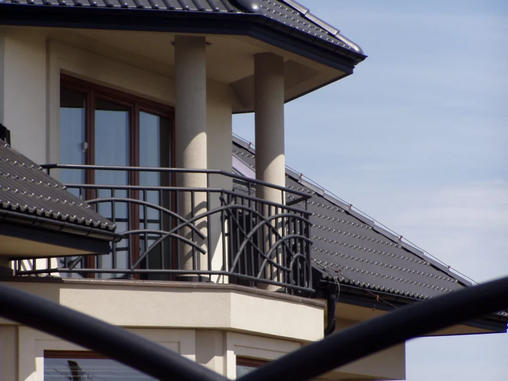 Decorative metal railings