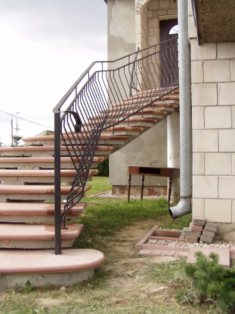 Decorative metal railings