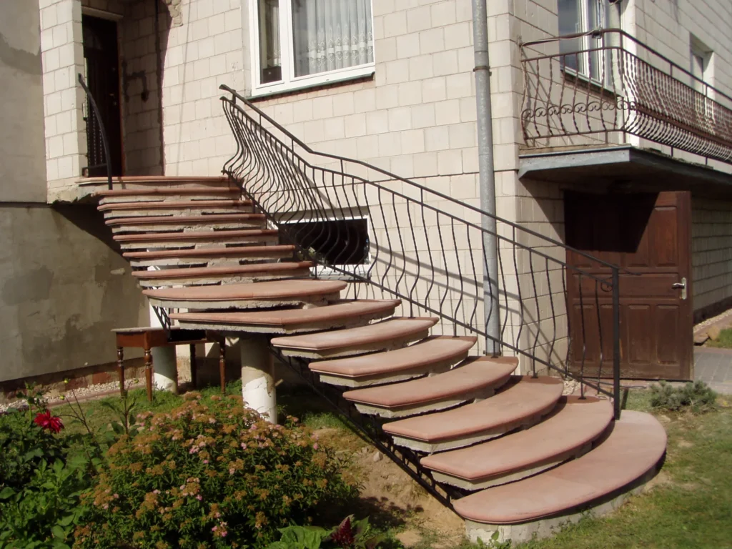 Decorative metal railings