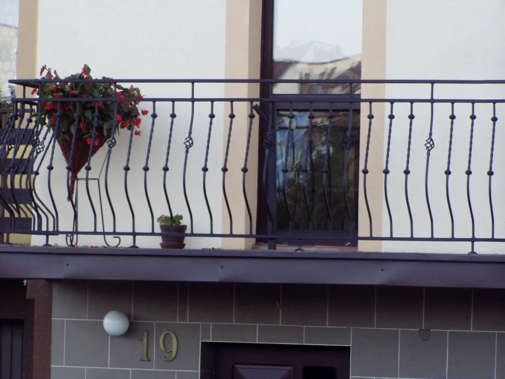 Decorative metal railings