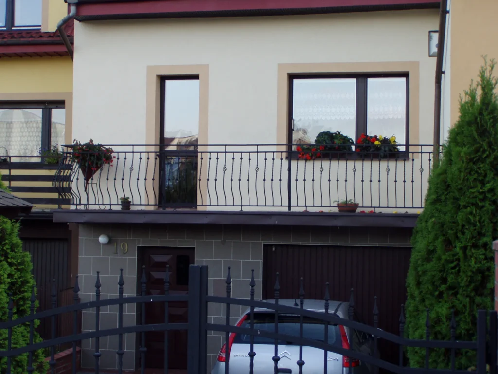 Decorative metal railings