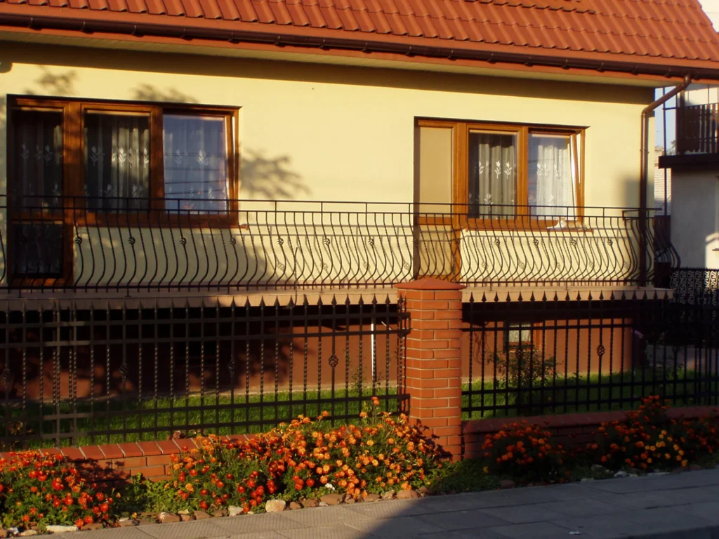 Decorative metal railings