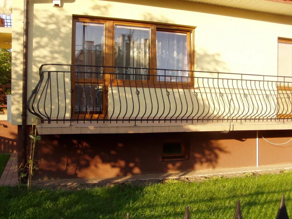 Decorative metal railings