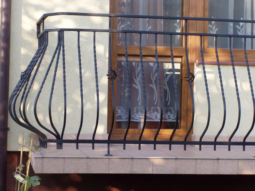 Decorative metal railings