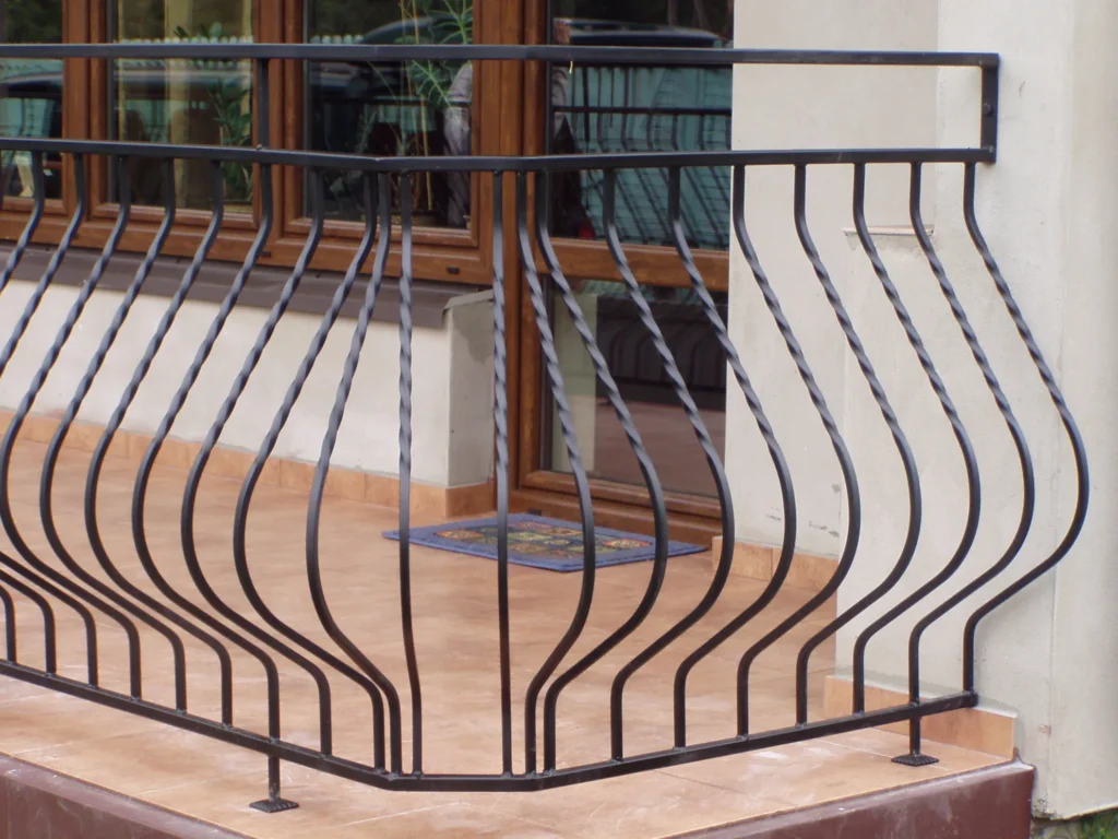 Decorative metal railings