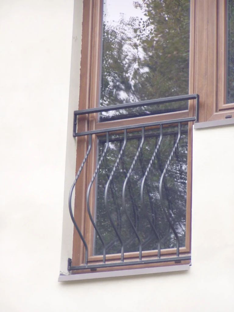 Decorative metal railings