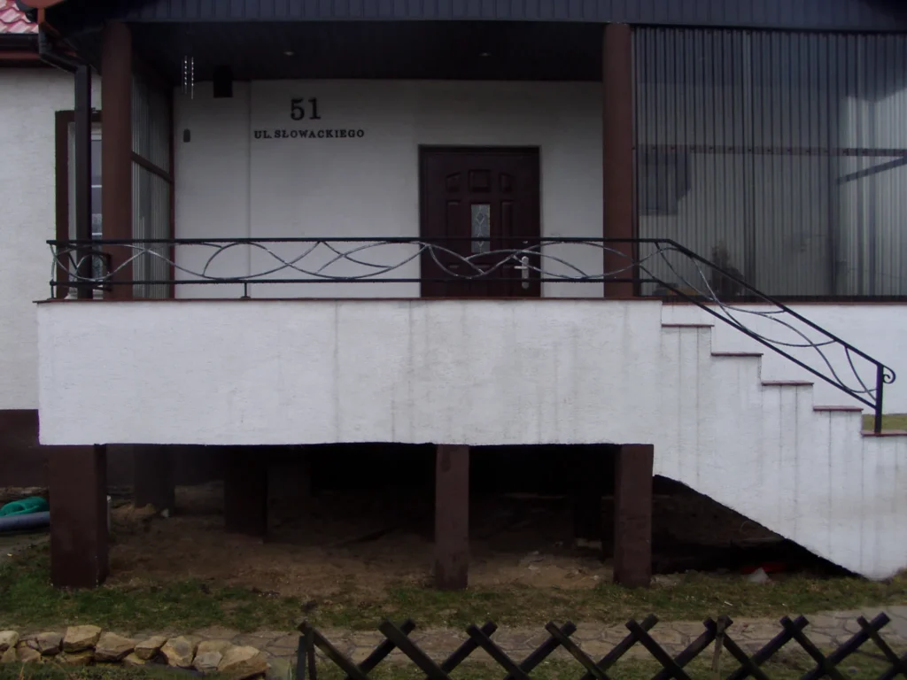 Decorative metal railings