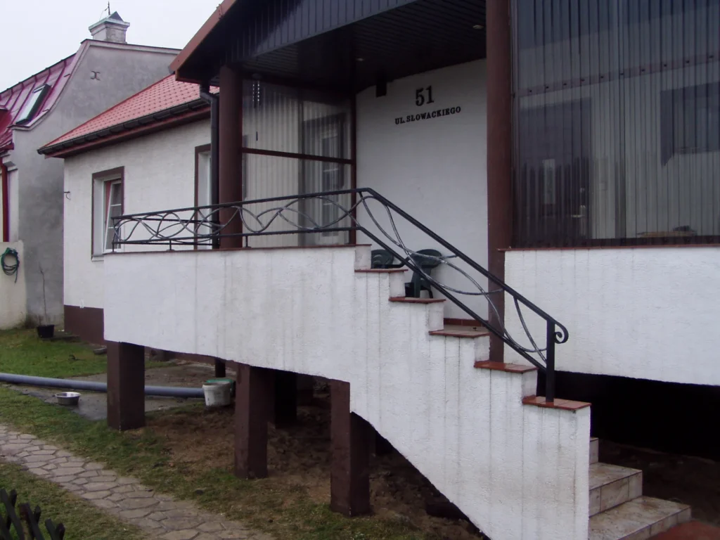 Decorative metal railings