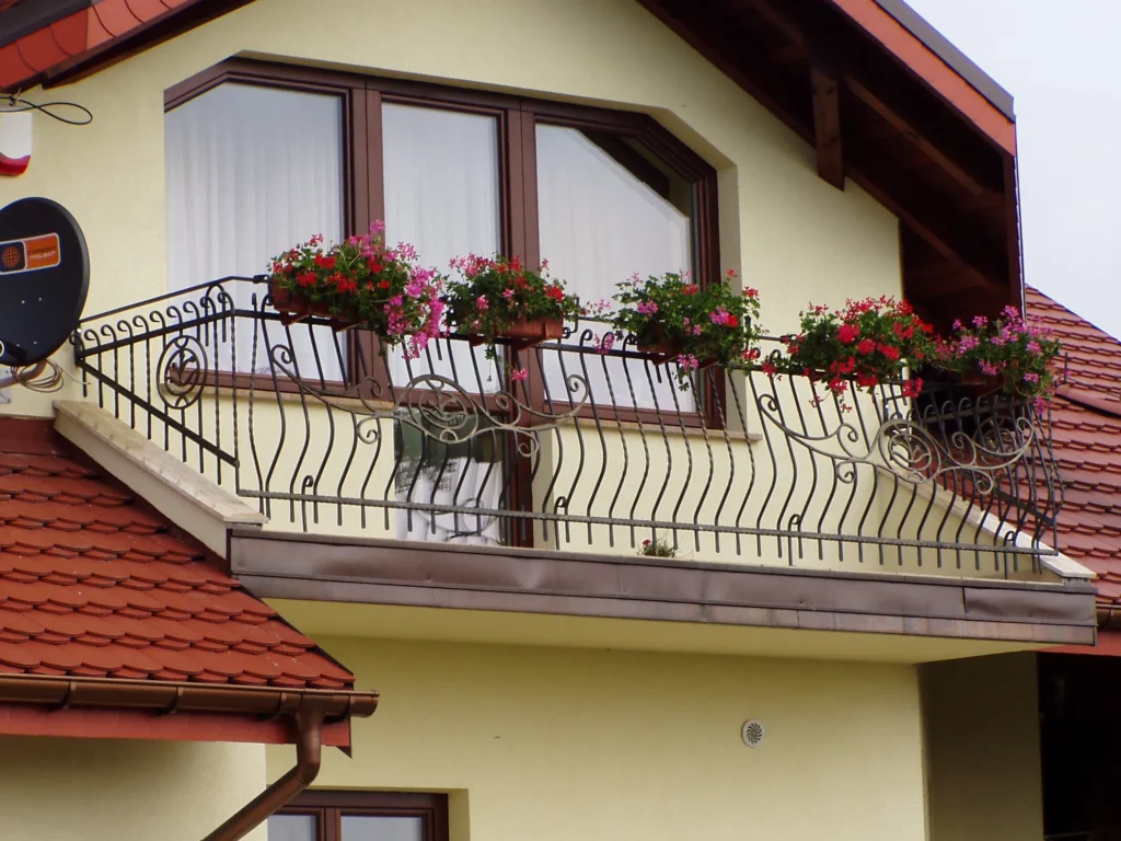 Decorative metal railings