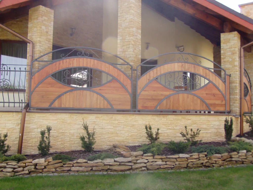 Decorative metal railings