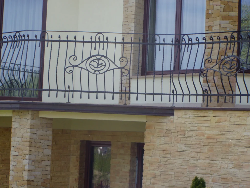 Decorative metal railings