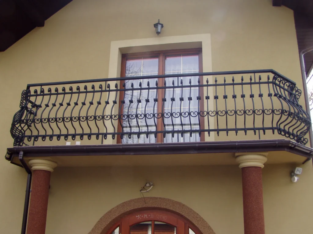 Decorative metal railings
