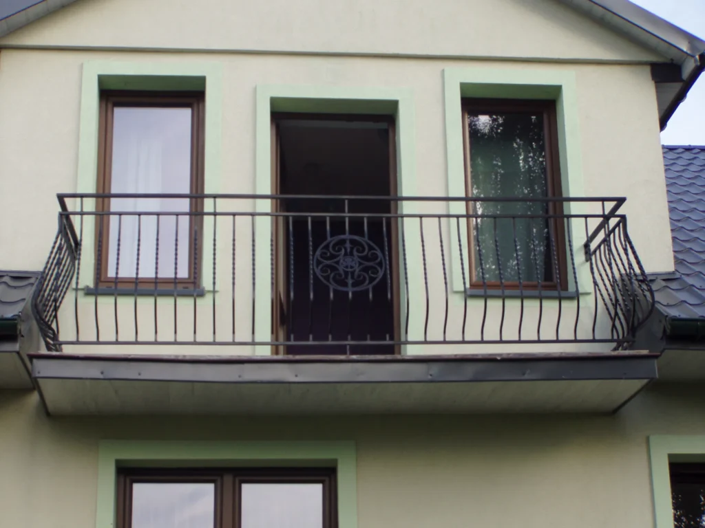 Decorative metal railings