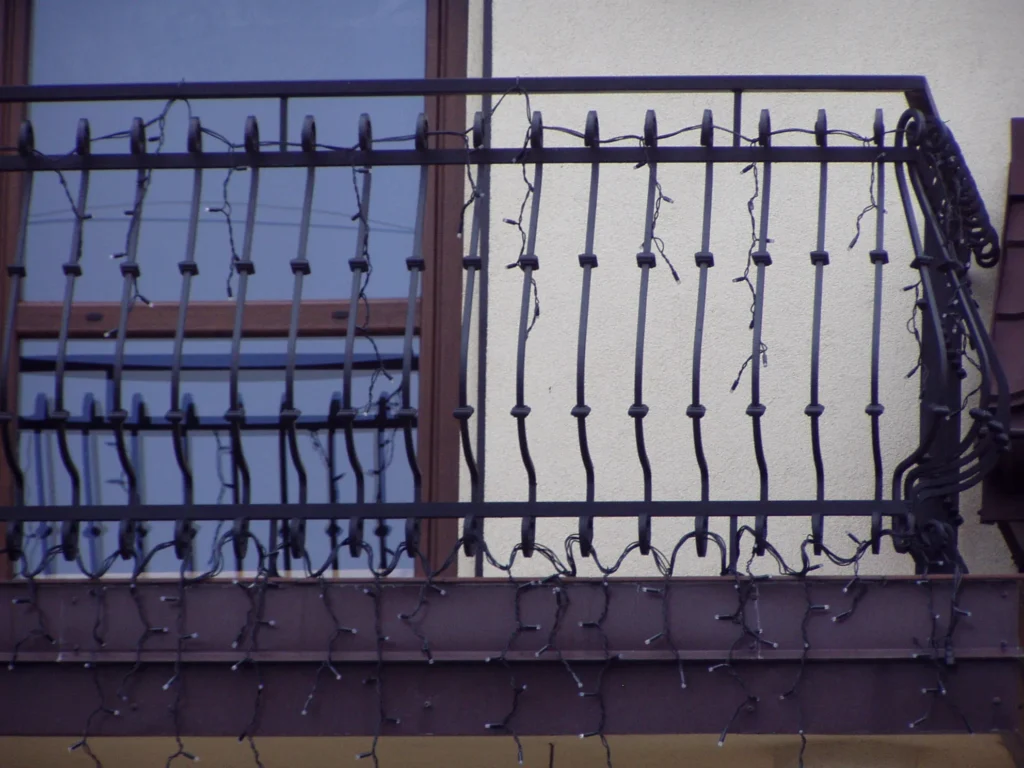 Decorative metal railings