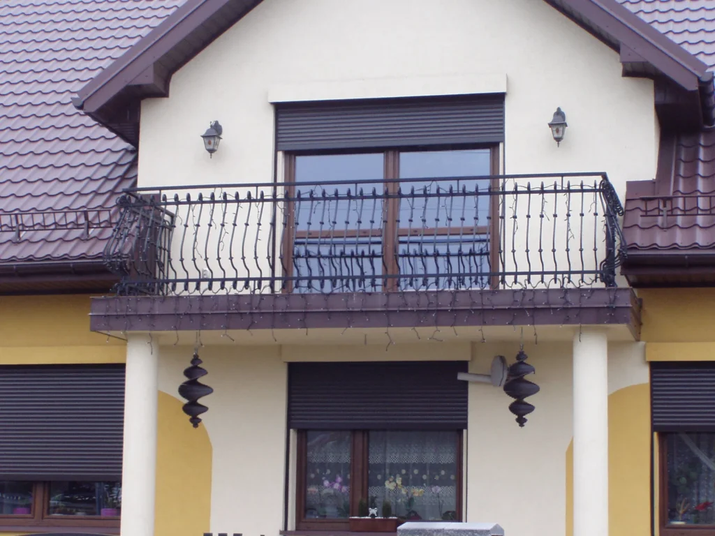 Decorative metal railings