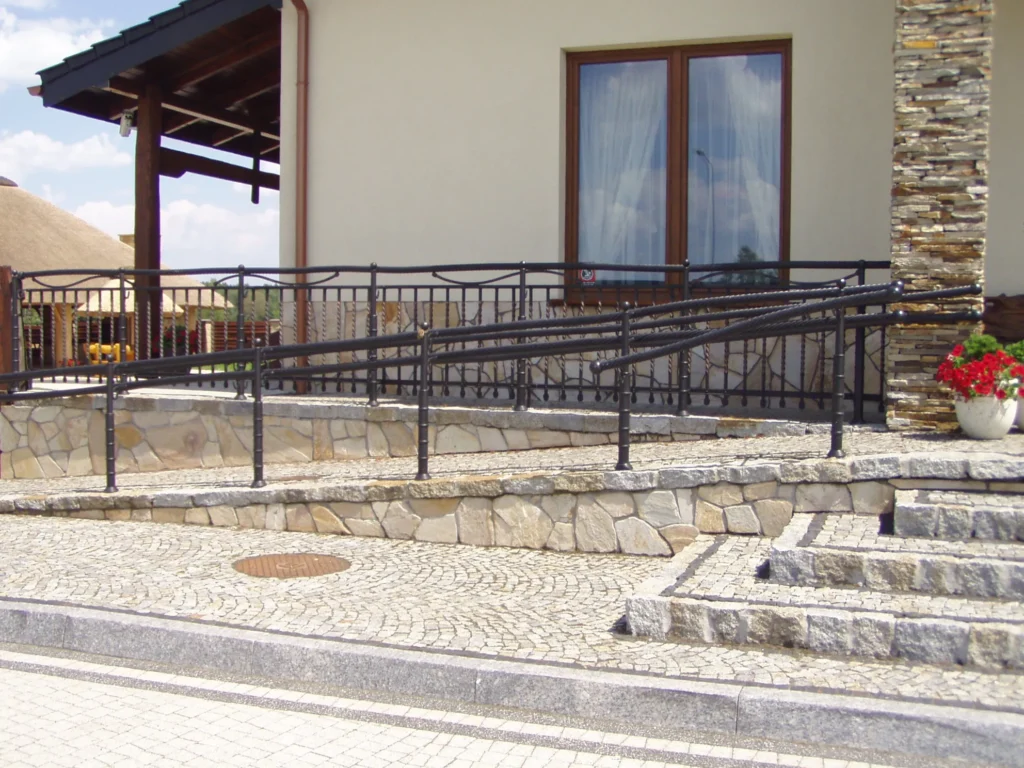 Decorative metal railings