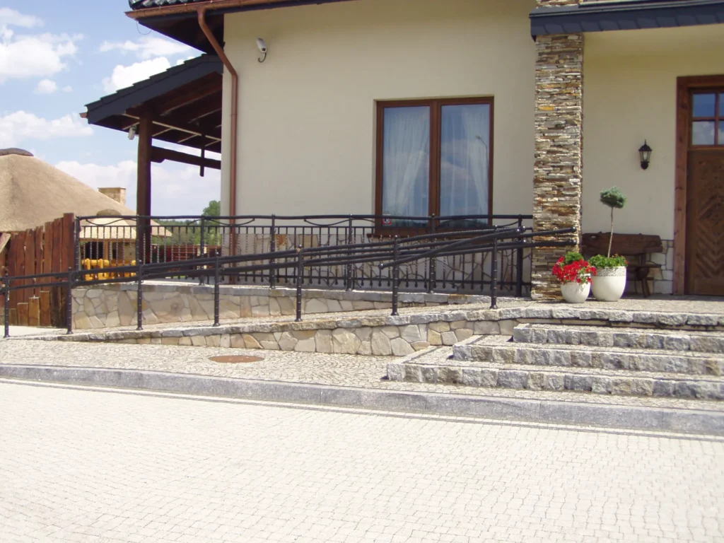 Decorative metal railings