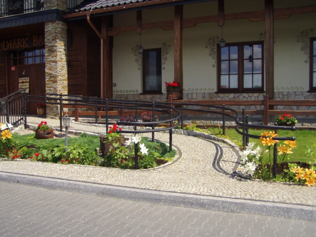 Decorative metal railings