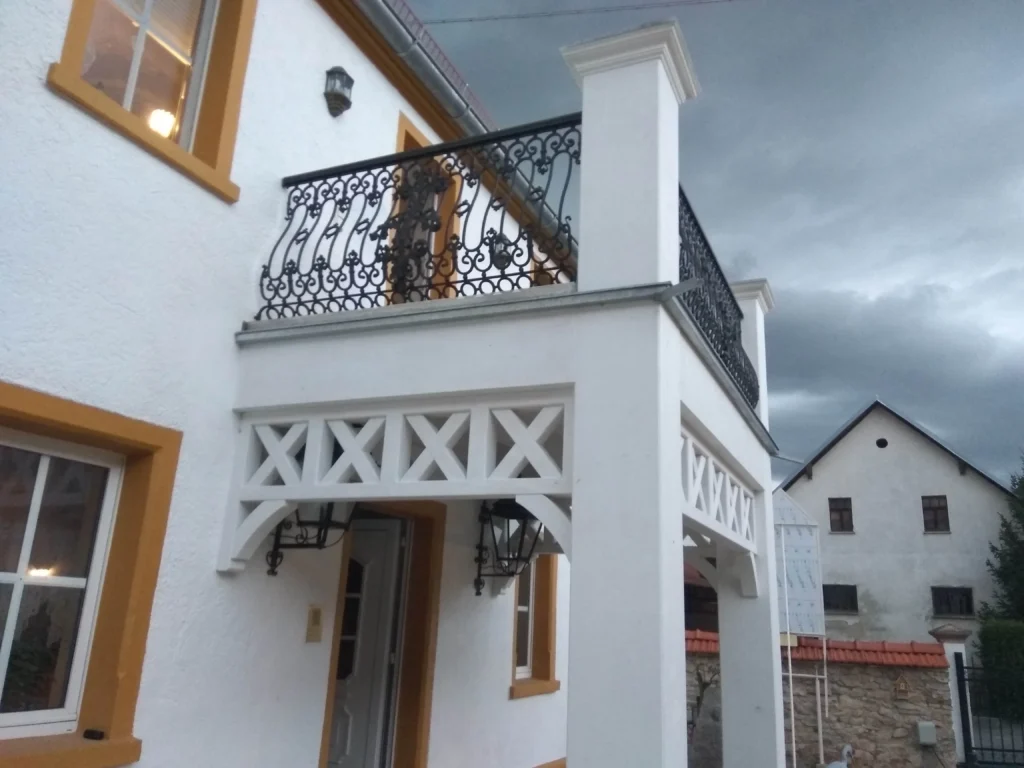 Decorative metal railings