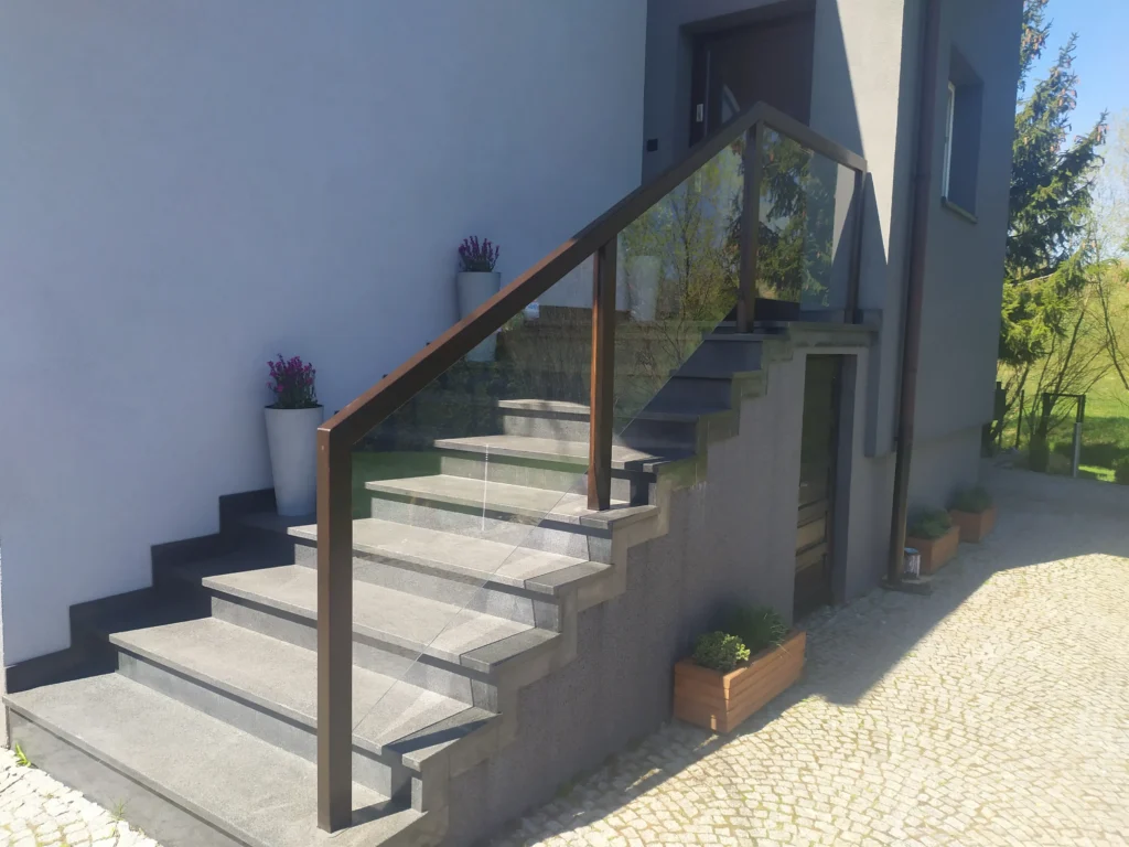 Glass railings