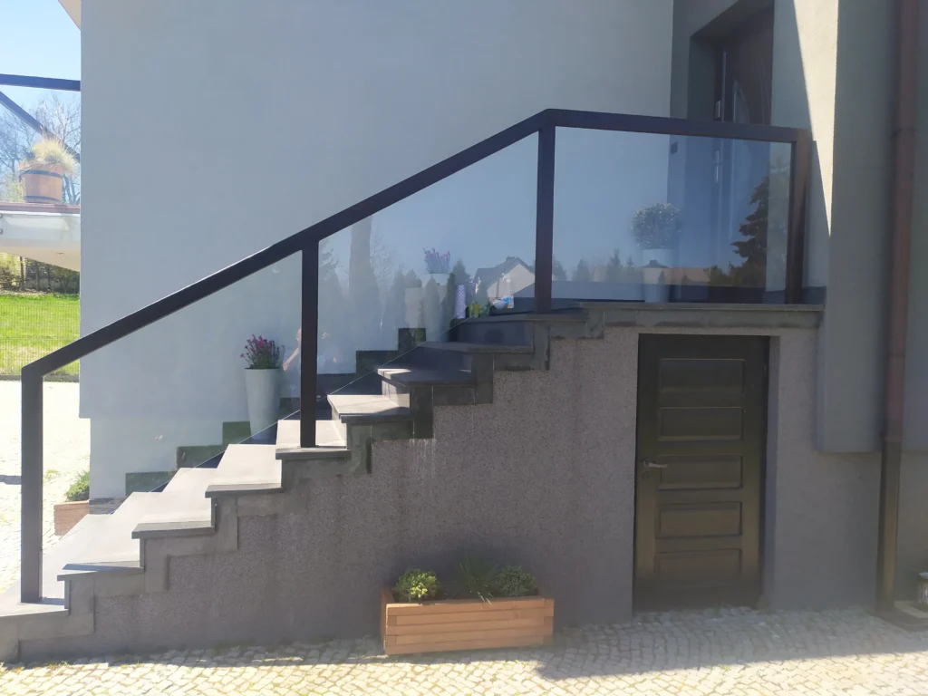 Glass railings