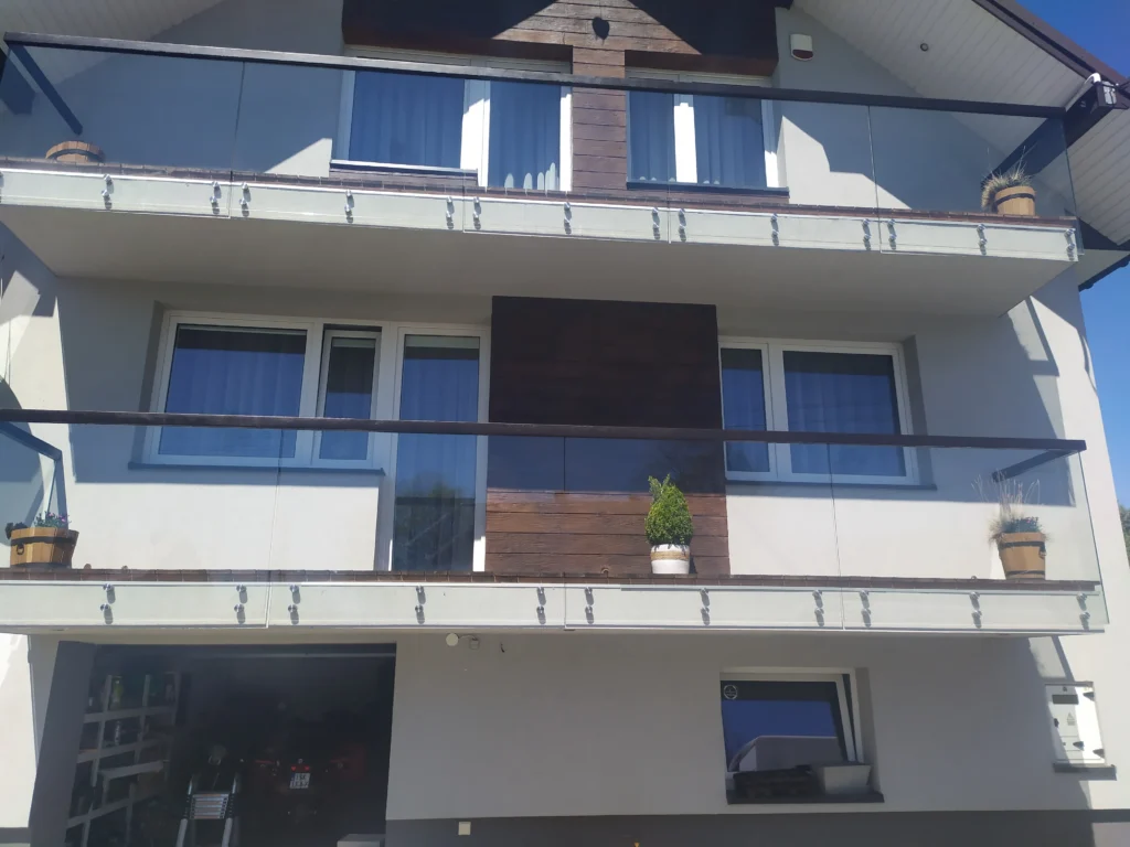 Glass railings
