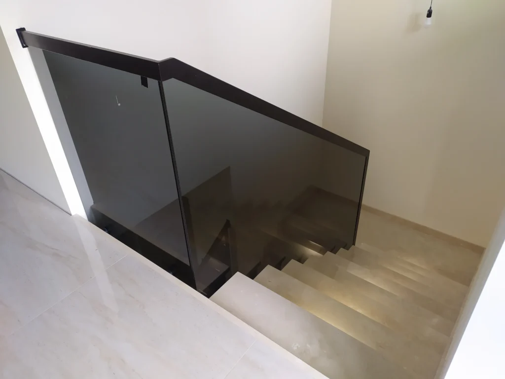 Glass railings