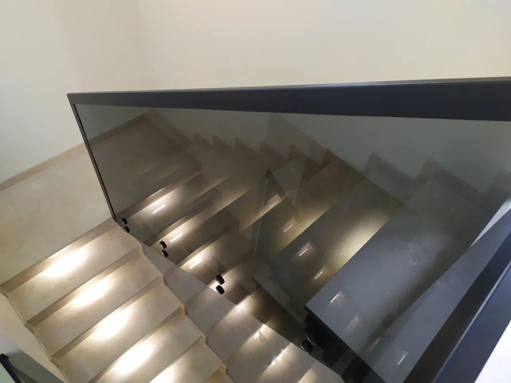Glass railings