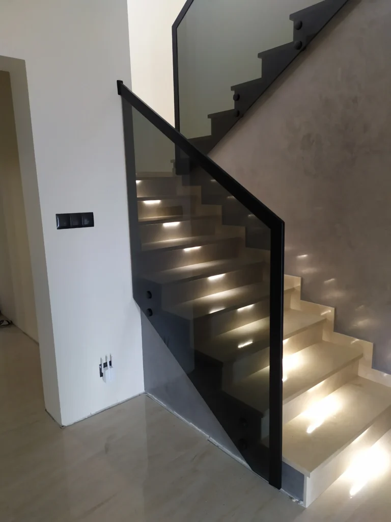 Glass railings