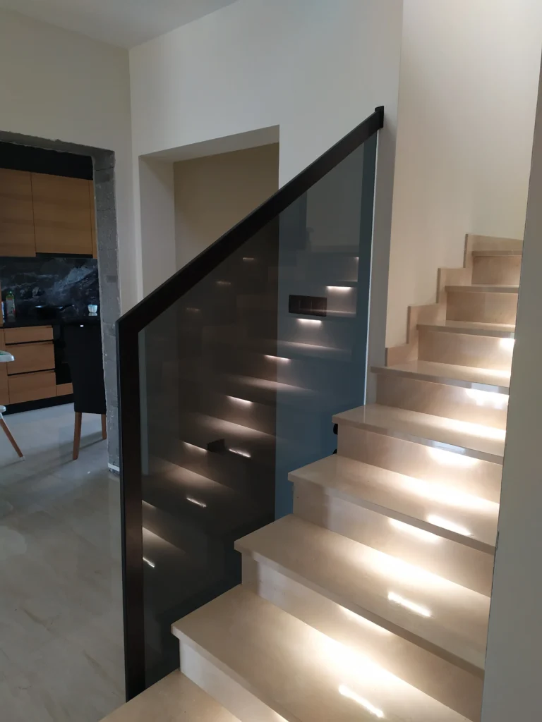 Glass railings