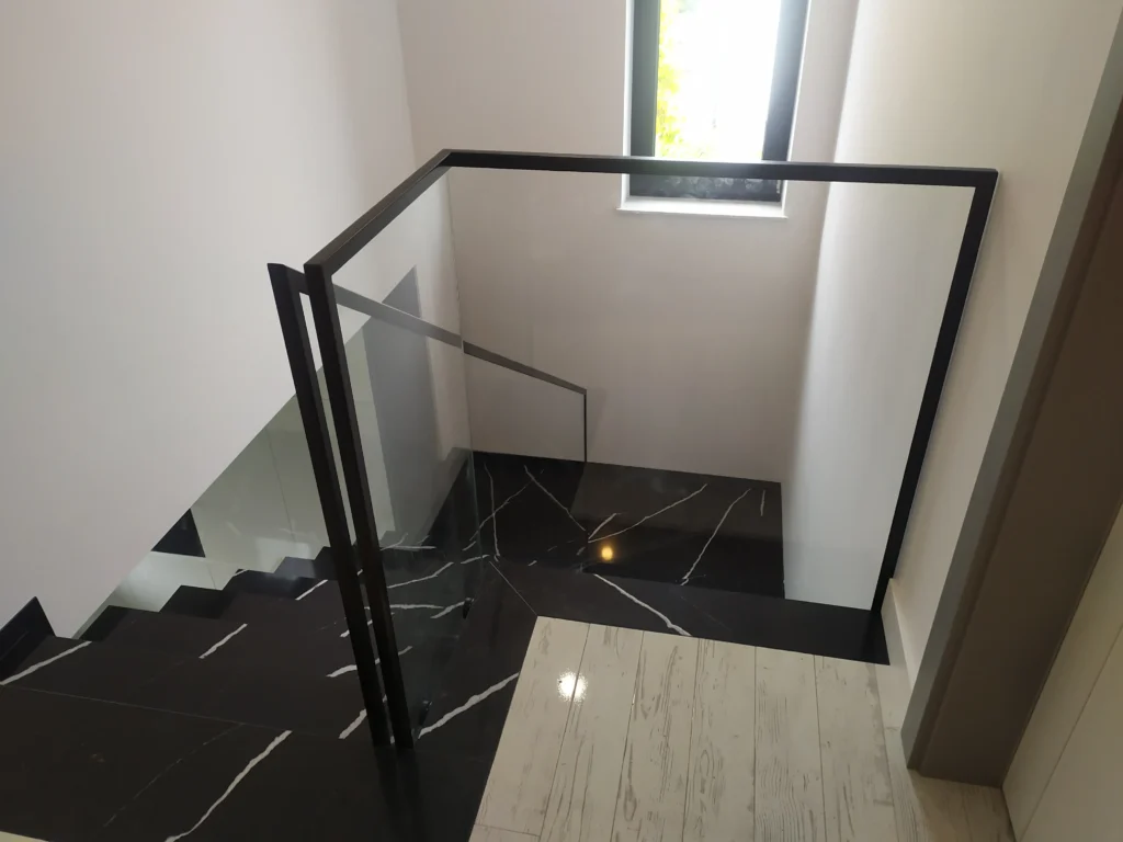 Glass railings
