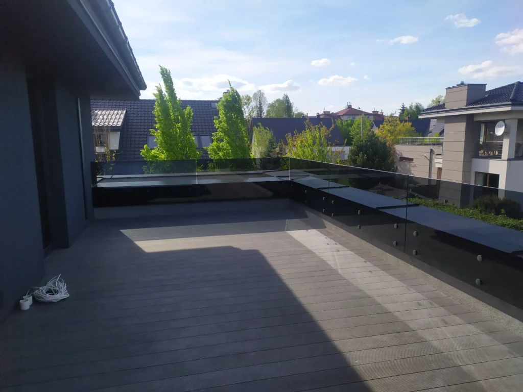 Glass railings