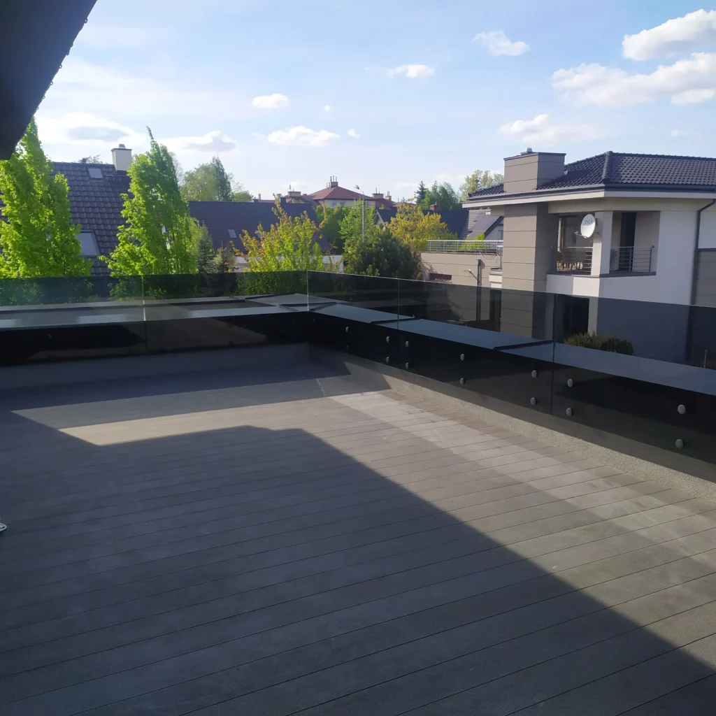 Glass railings