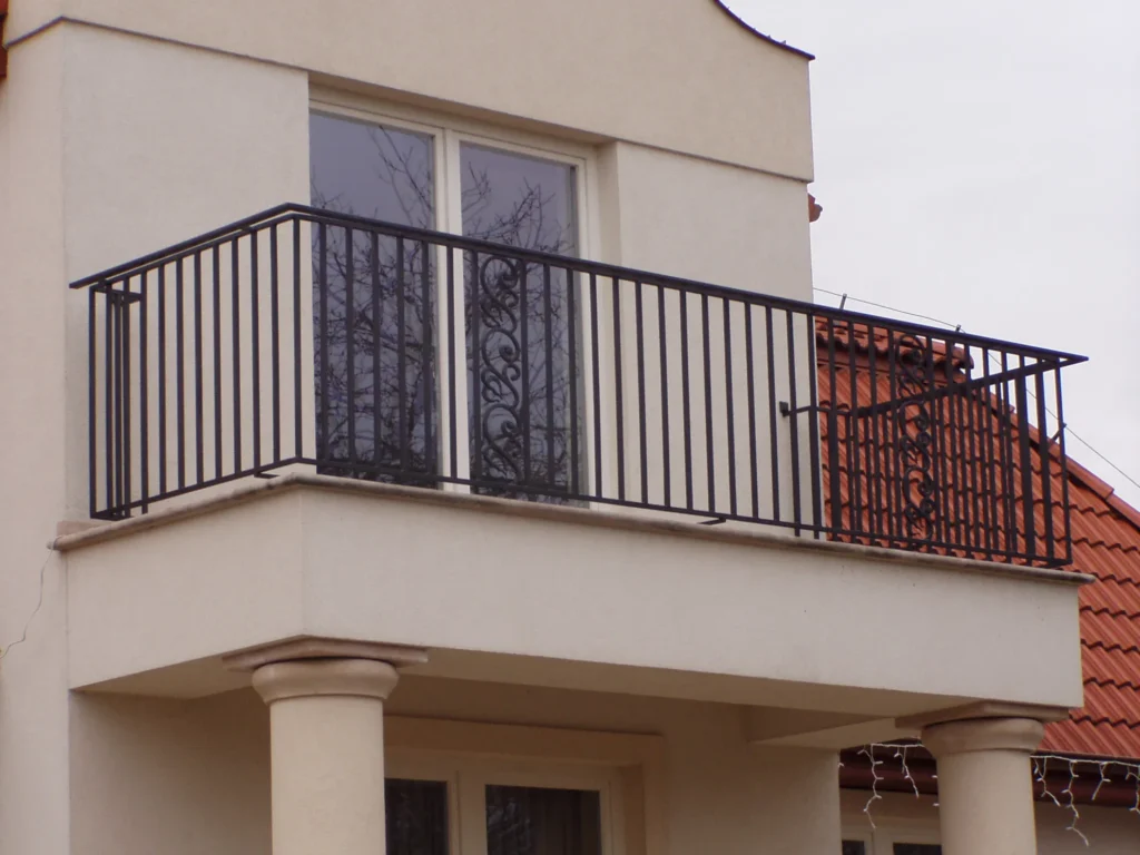 Decorative metal railings